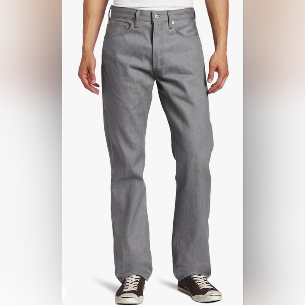 Levi's 501 Silver Rigid Jeans